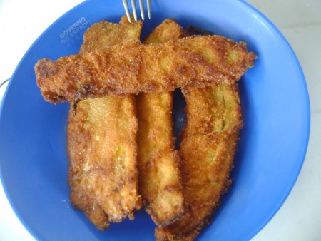 Bife de casca de banana